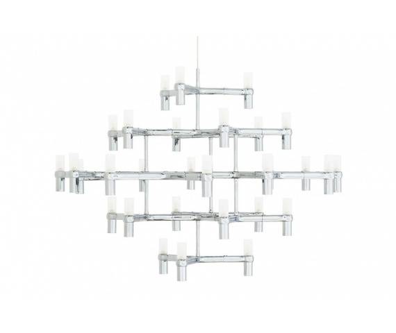 Lampa wisząca ATOMIC XCP9120-30 King Home elegancka oprawa w kolorze chromu