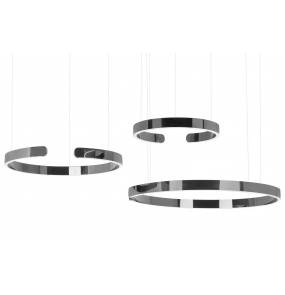 Lampa wisząca VISTA TRIPLE grafitowy  chrom