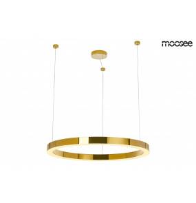 MOOSEE lampa wisząca RING LUXURY 90  złota - LED, chromowane złoto