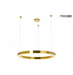 MOOSEE lampa wisząca RING LUXURY 90  złota - LED, chromowane złoto