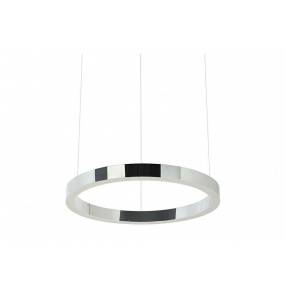 Lampa wisząca RING 40 JD8169-40.SILVER King Home srebrna oprawa w kształcie ringu