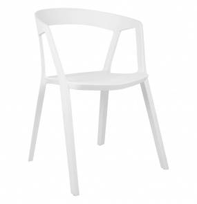 Krzesło VIBIA białe - polipropylen King Home