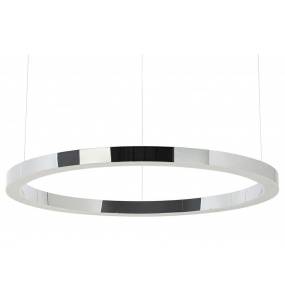 Lampa wisząca RING 100 JD8169-100.SILVER King Home srebrna oprawa w kształcie ringu