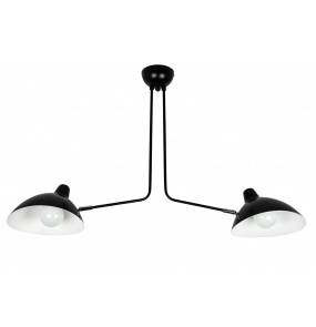 Lampa wisząca RAVEN MD21178-2 King Home minimalistyczna oprawa w kolorze czarnym