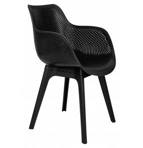 Krzesło LANDI czarne - polipropylen King Home