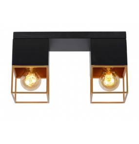 Plafon RIXT 21120/02/30 w kolorze czarnym LUCIDE
