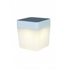 Zewnętrzna lampa stołowa TABLE CUBE 6908001331 oprawa w kolorze białym LUTEC