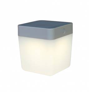 Zewnętrzna lampa stojąca TABLE CUBE 6908001337 oprawa w kolorze szarym LUTEC