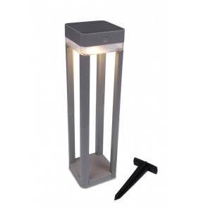 Zewnętrzna lampa stojąca TABLE CUBE 6908002337 oprawa w kolorze szarym LUTEC