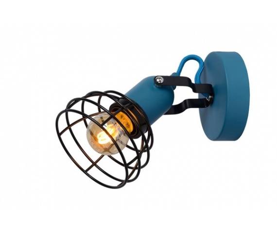 Kinkiet PAULIEN 08927/01/35 w kolorze niebieskim LUCIDE