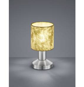 Lampa stołowa GARDA 595400179 oprawa w kolorze srebrnym i złotym TRIO