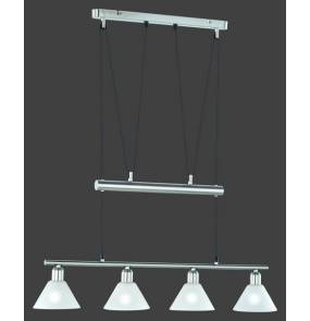 Lampa wisząca STAMINA 3751041-07 oprawa w kolorze srebrnym TRIO 