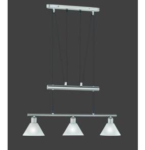 Lampa wisząca STAMINA 3751031-07 oprawa w kolorze srebrnym TRIO 