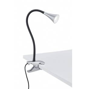 Lampa biurkowa VIPER R22398187 oprawa w kolorze czerni i srebra RL
