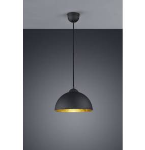 Lampa wisząca JIMMY R30121002 oprawa w kolorze czerni i złota RL