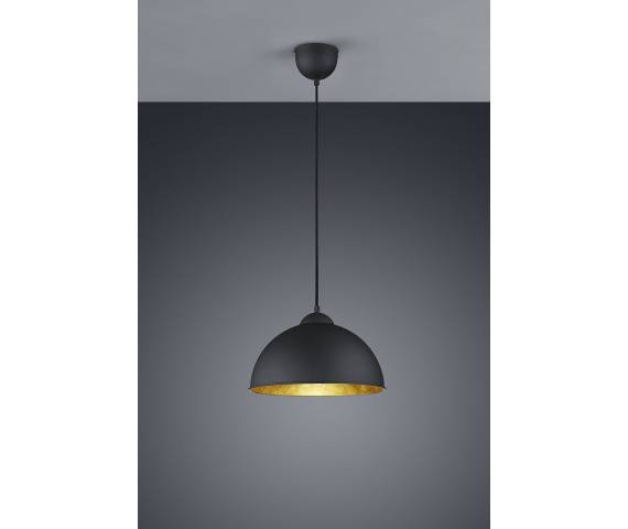 Lampa wisząca JIMMY R30121002 oprawa w kolorze czerni i złota RL