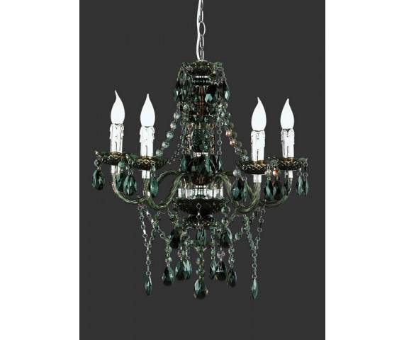 Żyrandol LÜSTER R1107-02 oprawa w kolorze czarnym RL
