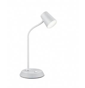 Lampa biurkowa NARCOS 573190131 oprawa w kolorze białym TRIO