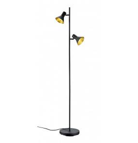 Lampa podłogowa NINA R40162002 oprawa w kolorze czerni i złota RL