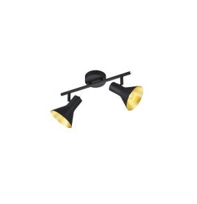 Lampa sufitowa NINA R80162002 oprawa w kolorze czerni i złota RL