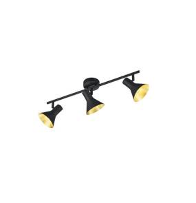 Lampa sufitowa NINA R80163002 oprawa w kolorze czerni i złota RL