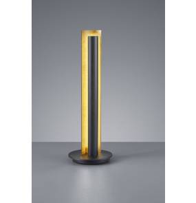 Lampa stołowa TEXEL 574410179 oprawa w kolorze czarnym z elementami złota TRIO