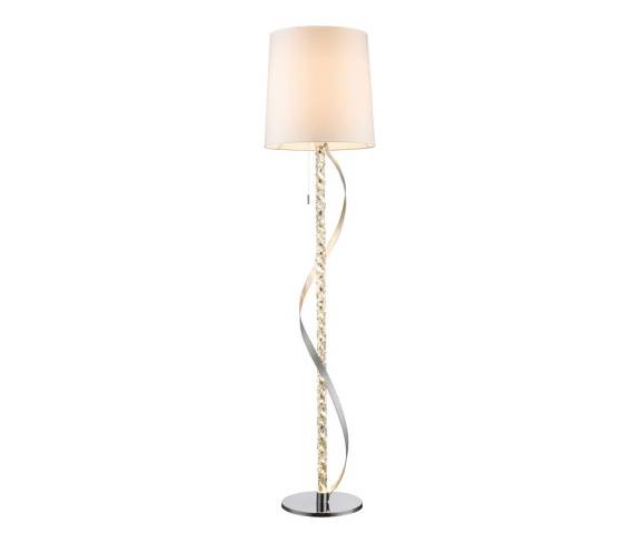 Lampa podłogowa CANNES II 422970206 oprawa w kolorze srebra TRIO
