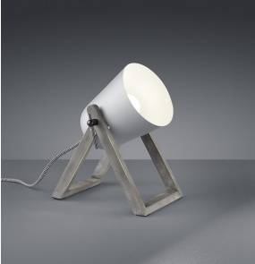 Lampa stołowa MARC R50721011 oprawa w kolorze szarym RL