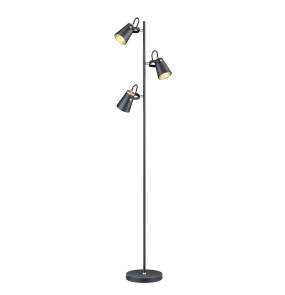 Lampa podłogowa EDWARD 408800332 oprawa w kolorze czarnym TRIO