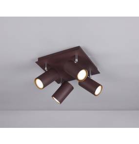 Lampa sufitowa MARLEY 802430424 oprawa w kolorze miedzi TRIO