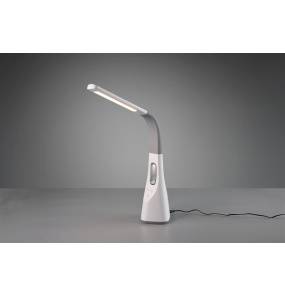 Lampa biurkowa VENTO R50381101 oprawa w białej i szarej kolorystyce RL