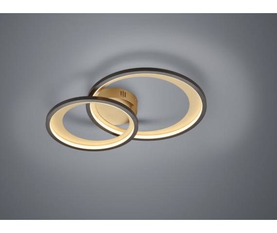 Plafon GRANADA 673810232 oprawa w kolorze czarnym TRIO