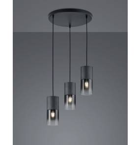 Lampa wisząca ROBIN 310630332 oprawa w kolorze czarnym TRIO