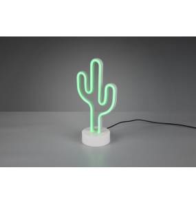 Lampa dekoracyjna neon CACTUS R55220101 oprawa w kolorze białym RL