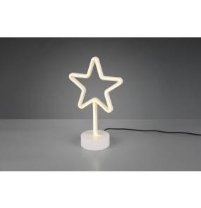 Lampa dekoracyjna neon STAR R55230101 oprawa w kolorze białym RL