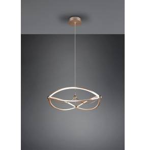 Lampa wisząca CHARIVARI 321210108 oprawa w koloerze złotym TRIO