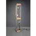Lampa podłogowa KHAN 405500367 oprawa metalowa z elementami z drewna TRIO