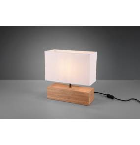 Lampa stołowa WOODY R50181030 oprawa w kolorze drewna RL