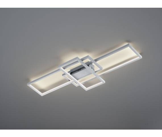 Lampa sufitowa THIAGO 652610307 oprawa w kolorze srebrnym z możliwością zmiany barwy światła + pilot TRIO