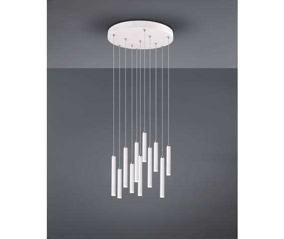 Lampa wisząca TUBULAR 321691131 oprawa w kolorze białym TRIO