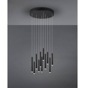 Lampa wisząca TUBULAR 321691132 oprawa w kolorze czarnym TRIO