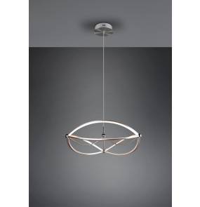 Lampa wisząca CHARIVARI 321210107 oprawa w kolorze srebrnym TRIO