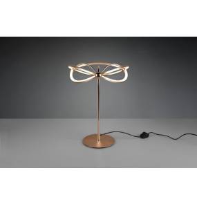 Lampa stołowa CHARIVARI 521210108 oprawa w kolorez złotym TRIO