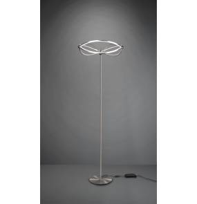 Lampa podłogowa CHARIVARI 421210107 oprawa w kolorze srebrnym TRIO