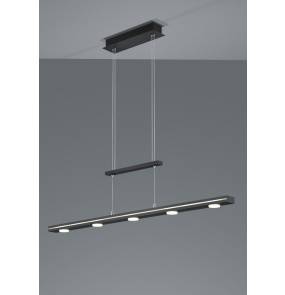 Lampa wisząca LACAL 379190732 optrawa w kolorze czarnym z możliwością zmiany barwy światła TRIO