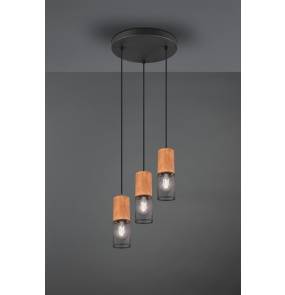 Lampa wisząca TOSH 304330332 oprawa w kolorze czarnym TRIO