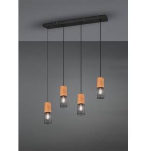 Lampa wisząca TOSH 304300432 oprawa w kolorze czarnym TRIO