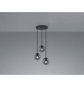 Lampa wisząca BALINI 308590342 oprawa w kolorze antracytowym TRIO