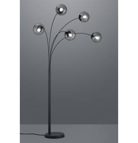 Lampa podłogowa BALINI 408500542 oprawa w kolorze antracytowym TRIO