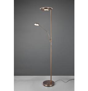 Lampa podłogowa BARRIE 424210304 oprawa w kolorze złotym TRIO